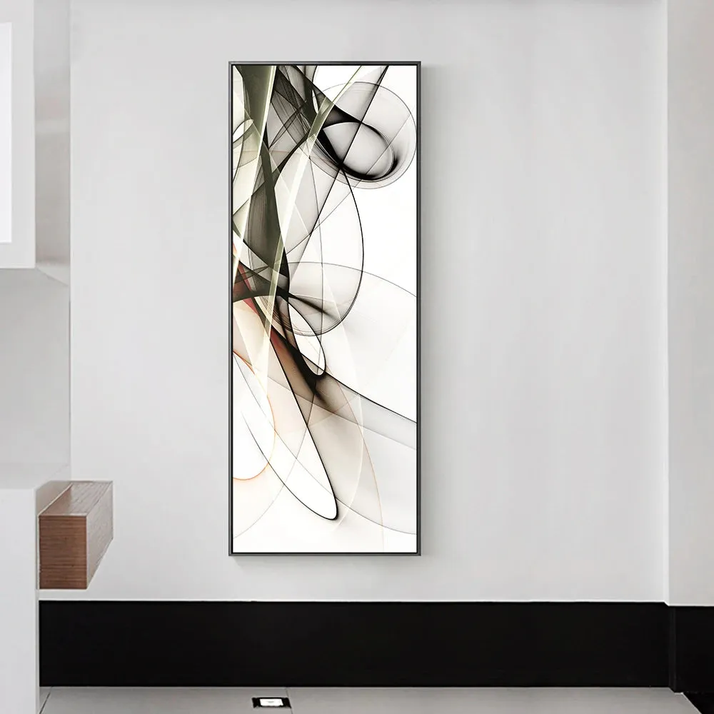 Minimalist Flowing Ethereal Abstract Wall Art Fine Art Canvas Prints Pictures For Modern Apartment Living Room Home Office Art Decor