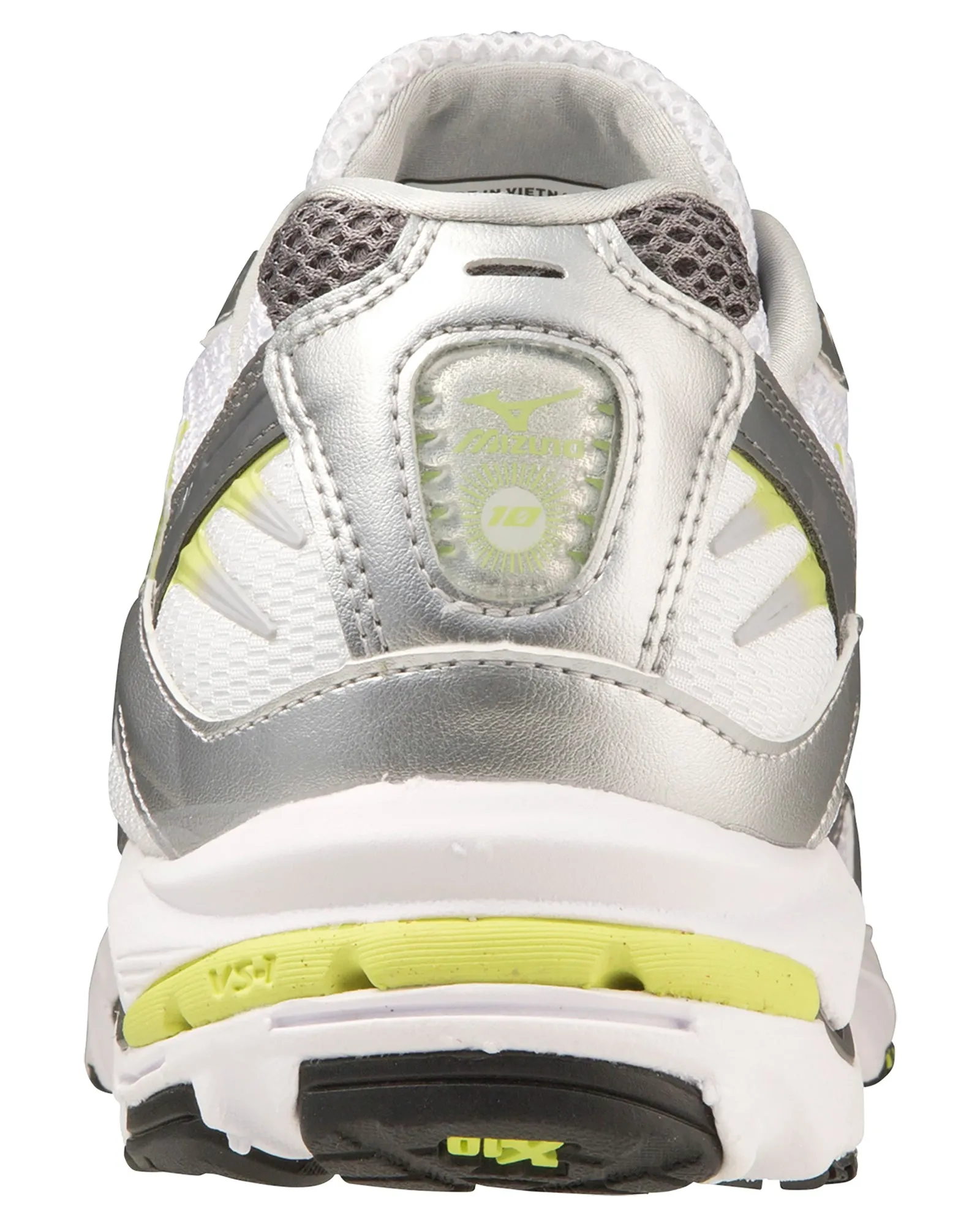 MIZUNO Wave Rider 10 White Sunny Lime Silver