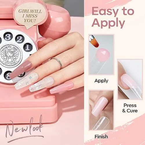 Modelones Poly Gel Nail Kit | Nude