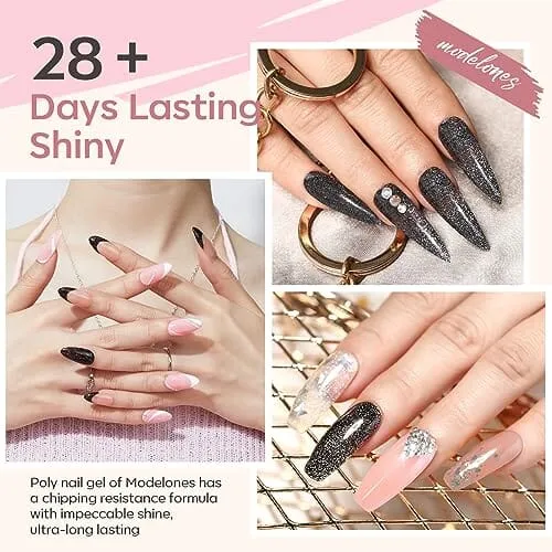 Modelones Poly Gel Nail Kit | Nude