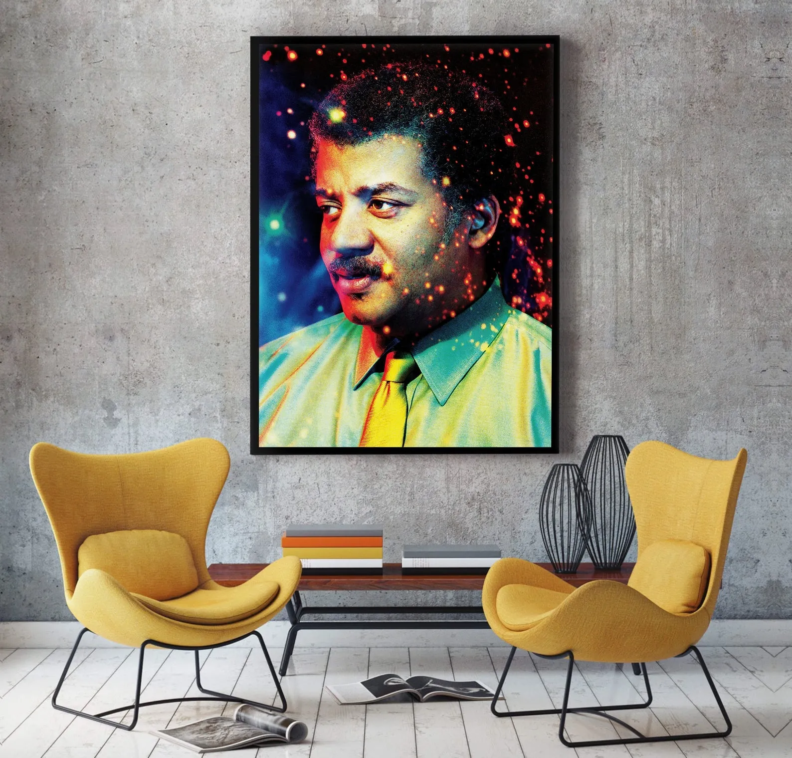 Neil Degrasse Tyson Poster, Need Science Art, Science Poster, Home Decor, Custom Poster, Canvas Poster, Rolled Canvas, Home Decoration