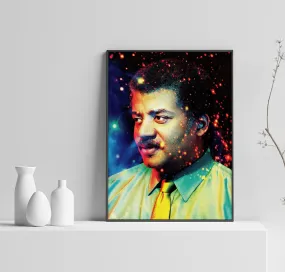 Neil Degrasse Tyson Poster, Need Science Art, Science Poster, Home Decor, Custom Poster, Canvas Poster, Rolled Canvas, Home Decoration