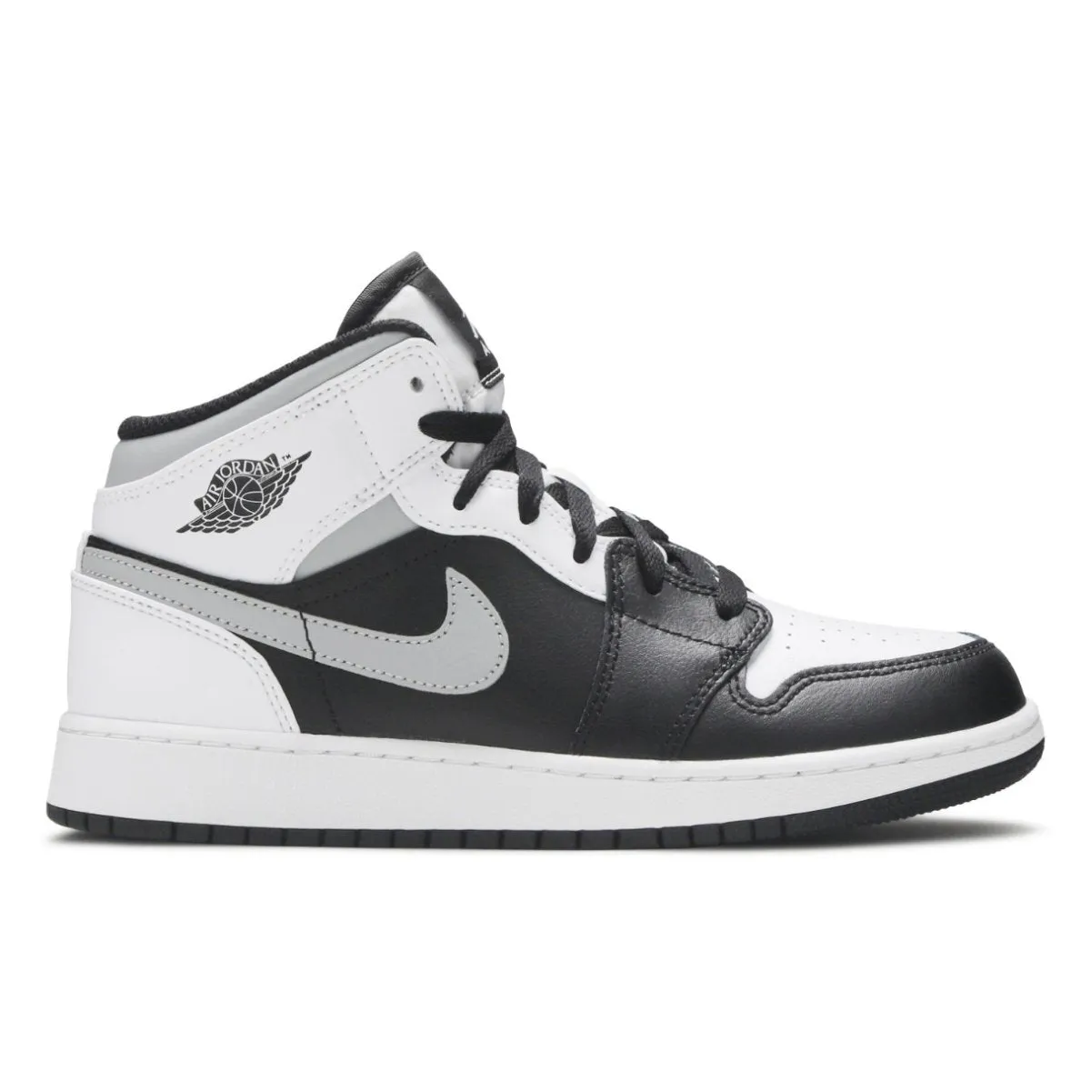 Nike Air Jordan 1 Mid White Shadow GS 554725 073