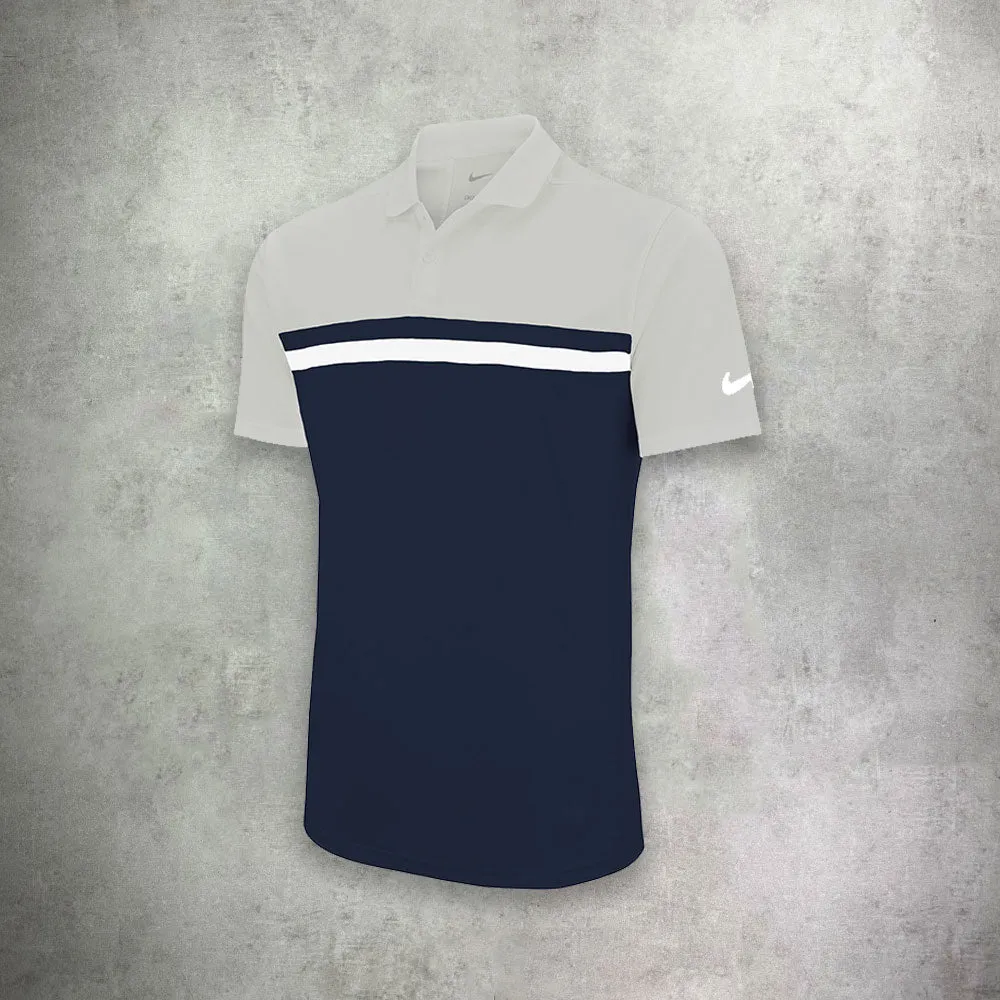 Nike Victory Colour Block Polo Grey/Navy