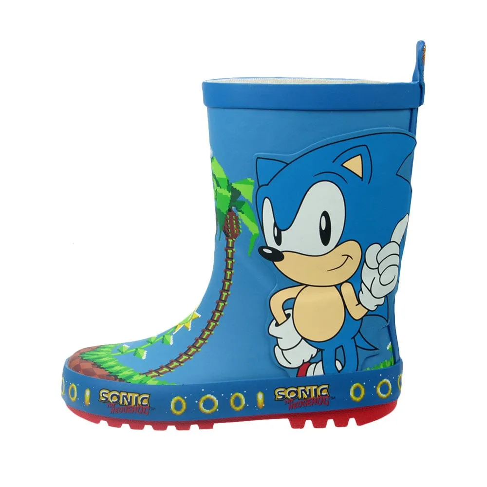 Official Sonic the Hedgehog Wellies / Wellington Boots