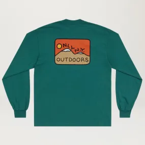 Only NY Snow Caps L/S Tee (Dark Teal)