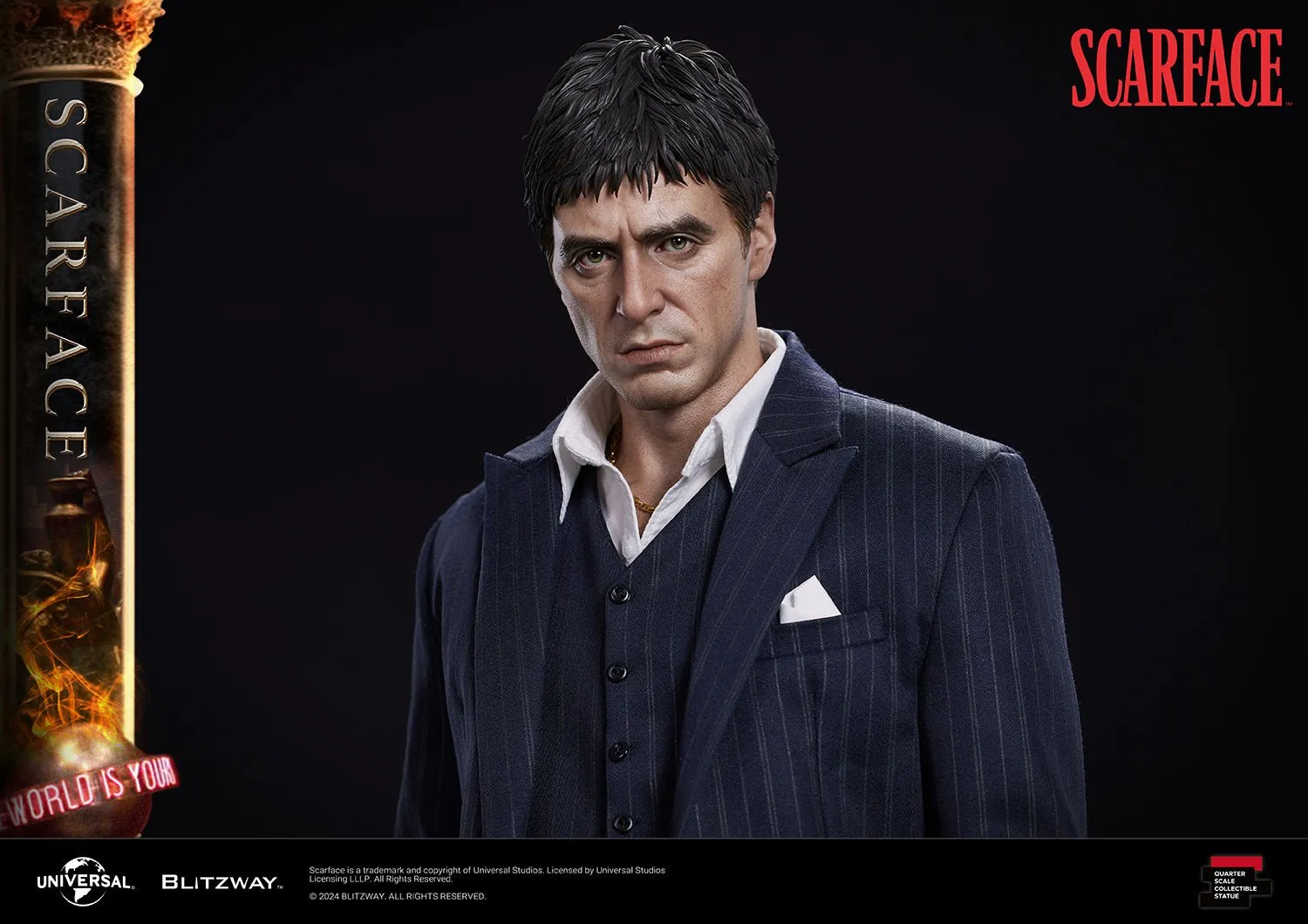 PRE-ORDER: Blitzway Scarface Tony Montana (Standard Ver.) 1/4 Superb Scale Statue