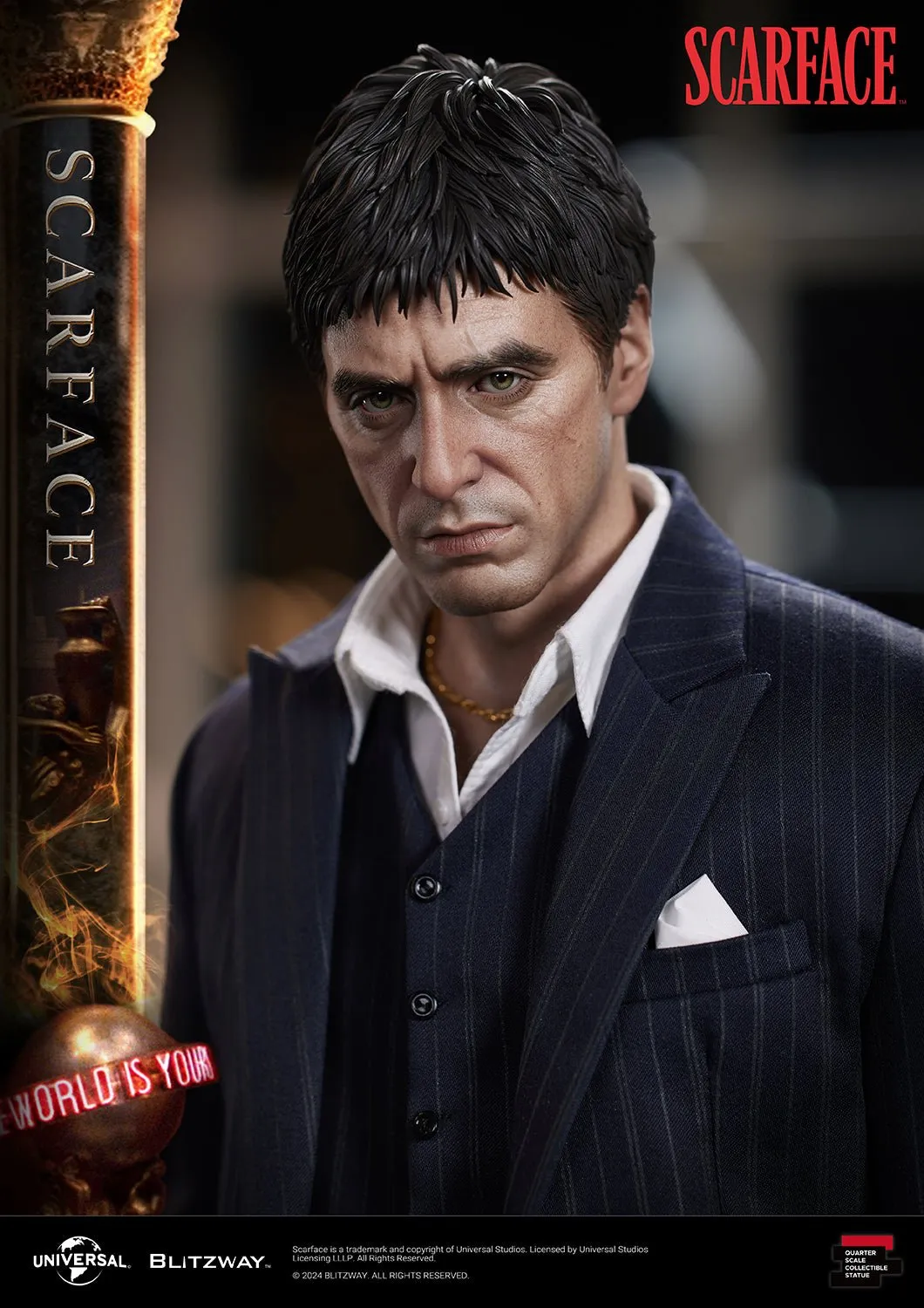 PRE-ORDER: Blitzway Scarface Tony Montana (Standard Ver.) 1/4 Superb Scale Statue