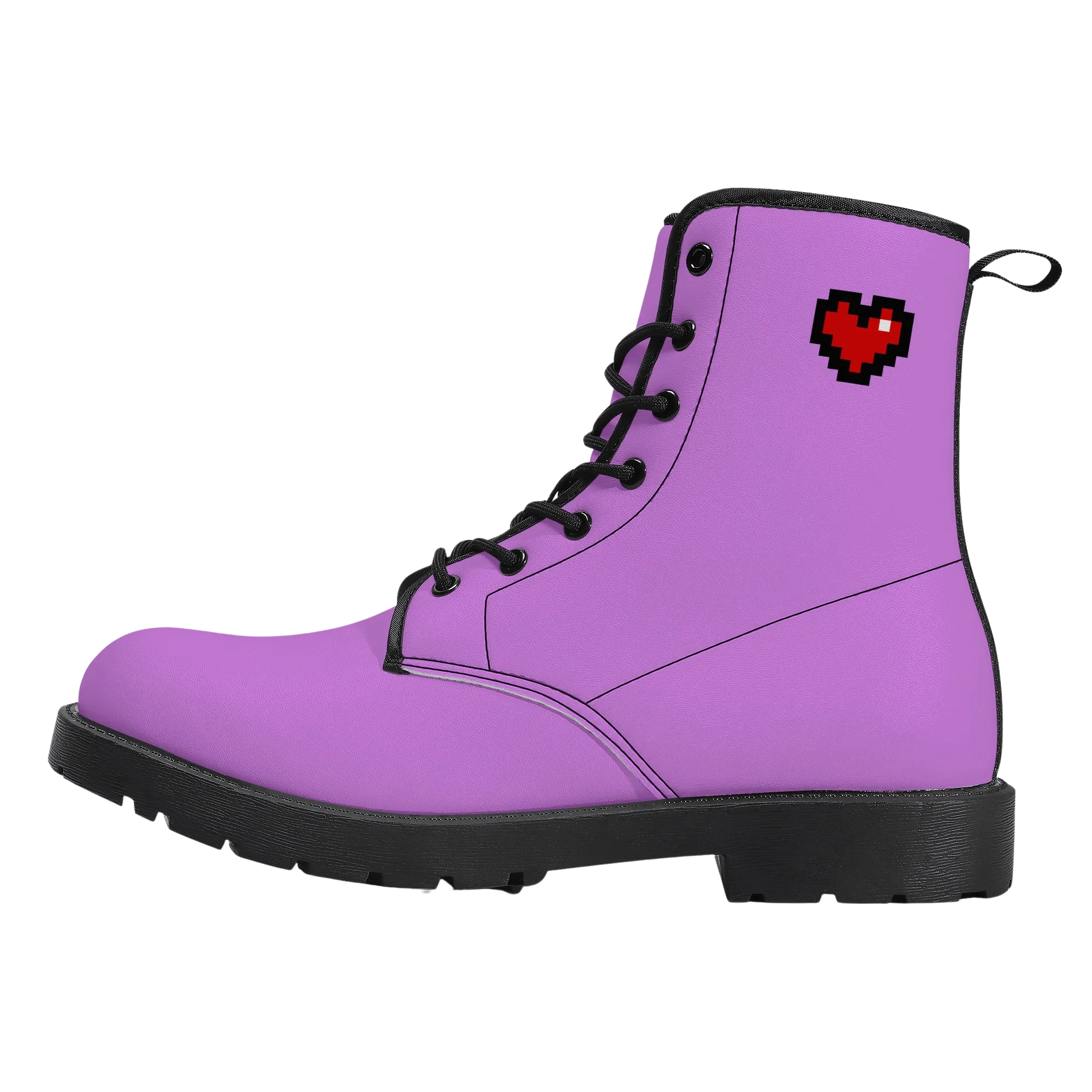 Purple Squad Unisex Vegan Leather Boots