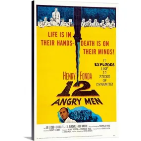 "12 Angry Men (1957)" Canvas Wall Art