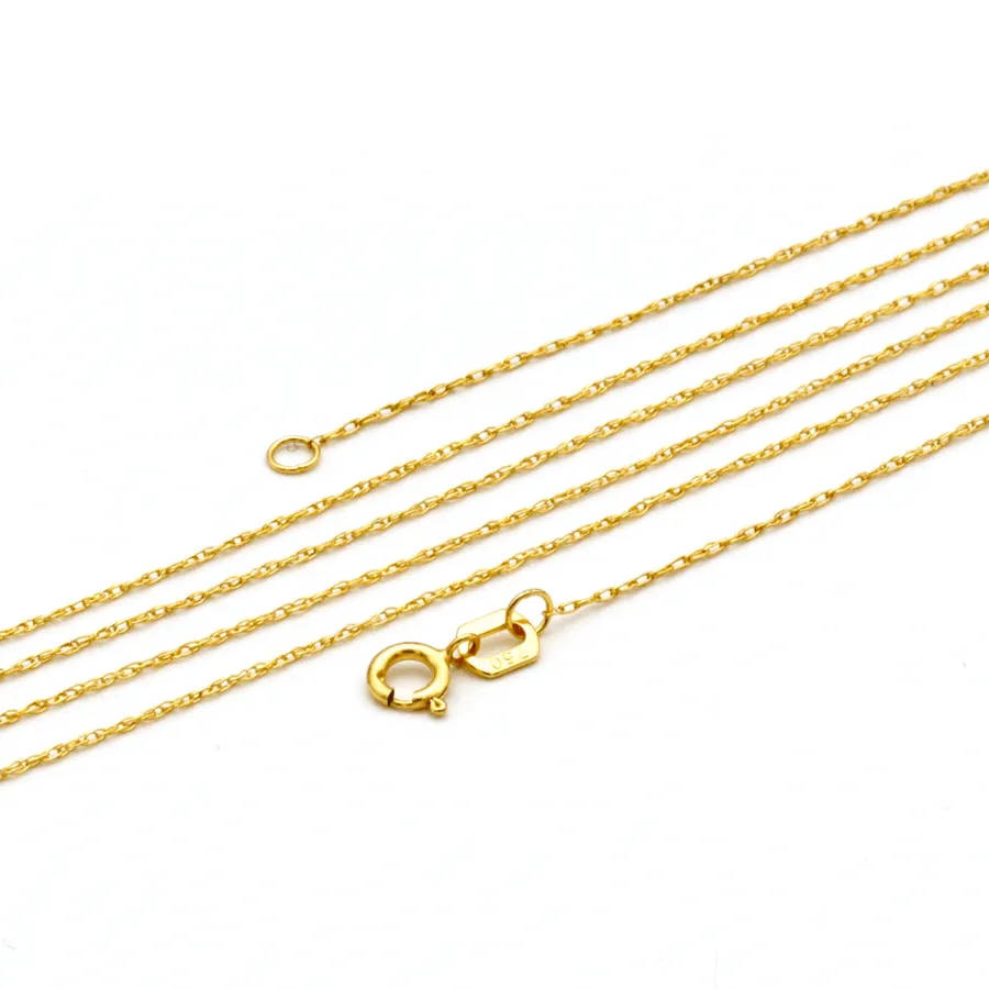 Real Gold 2 Color Leaf Necklace GL0642 CWP 1698