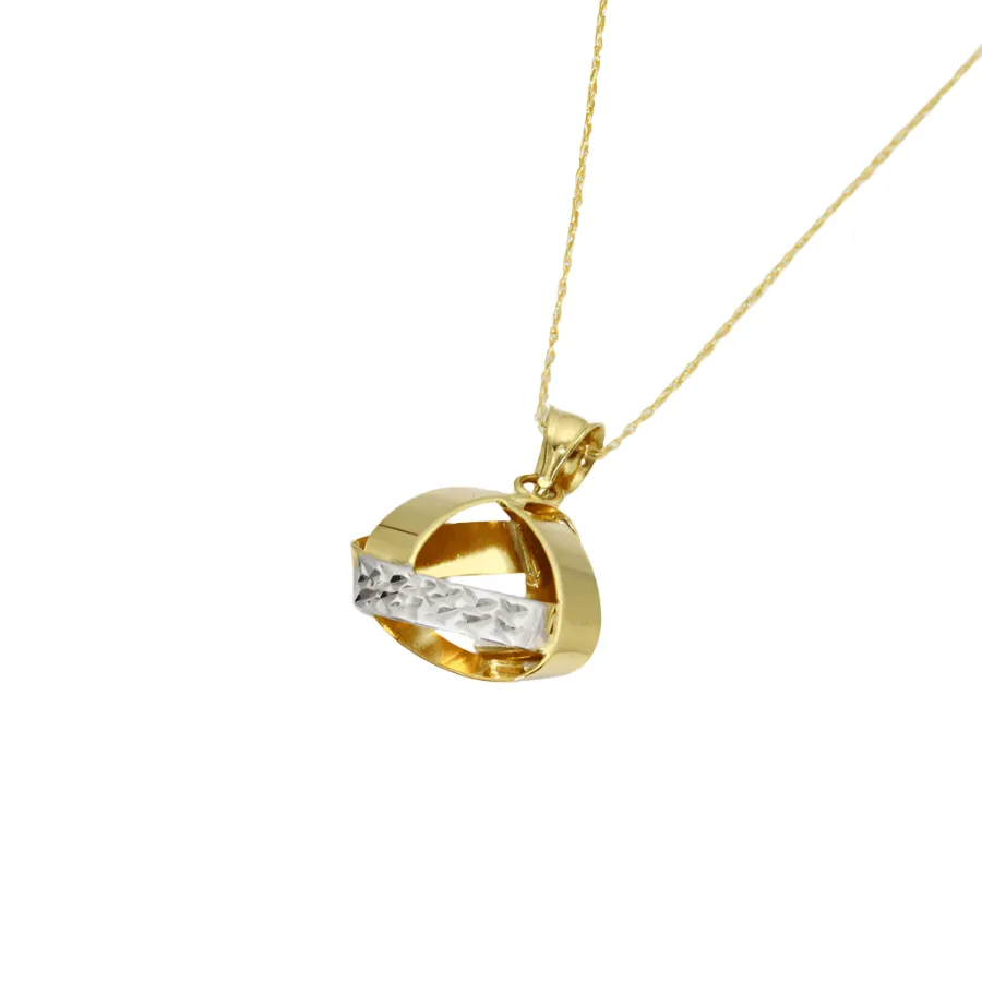 Real Gold 2 Color Necklace 6005