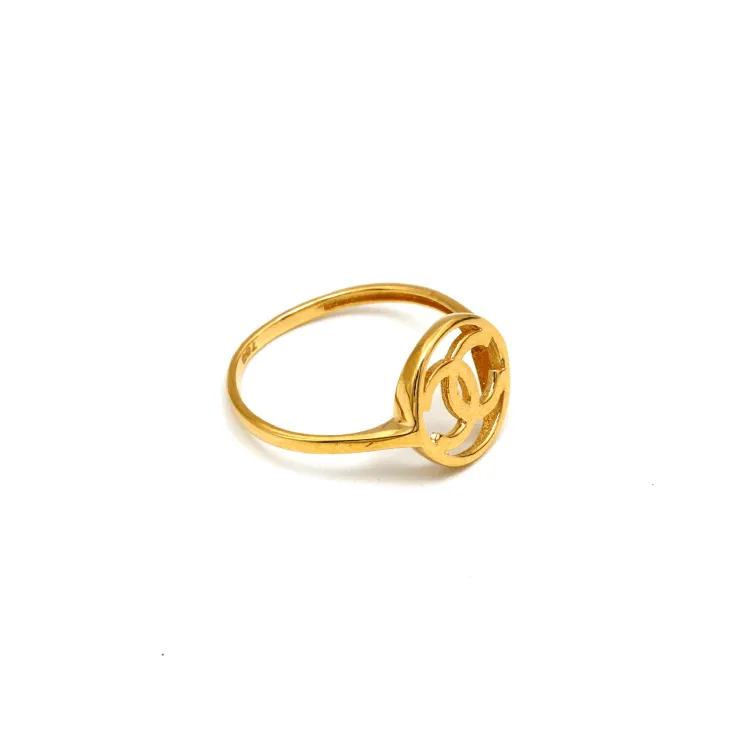 Real Gold GZCH Plain Round Ring 0074-7YZ (SIZE 8.5) R2389