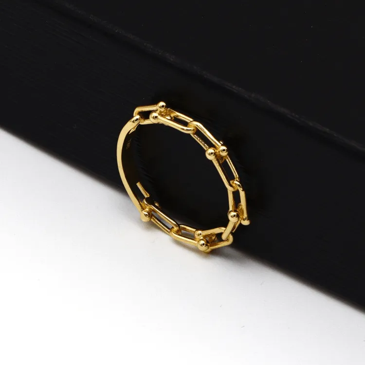 Real Gold GZTF Hardware Look Ring 7039 (SIZE 10) R2344