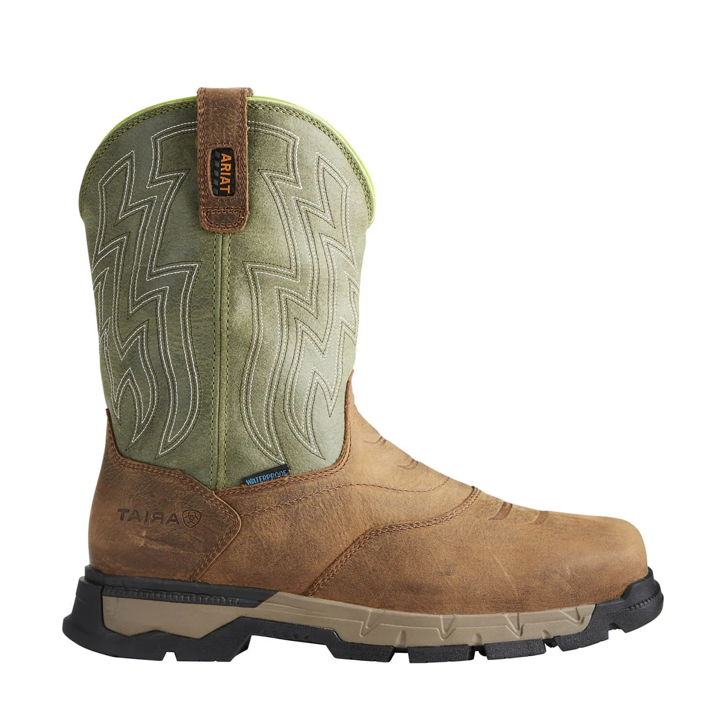 Rebar Flex Composite-Toe Waterproof Pull-On Western Work Boot