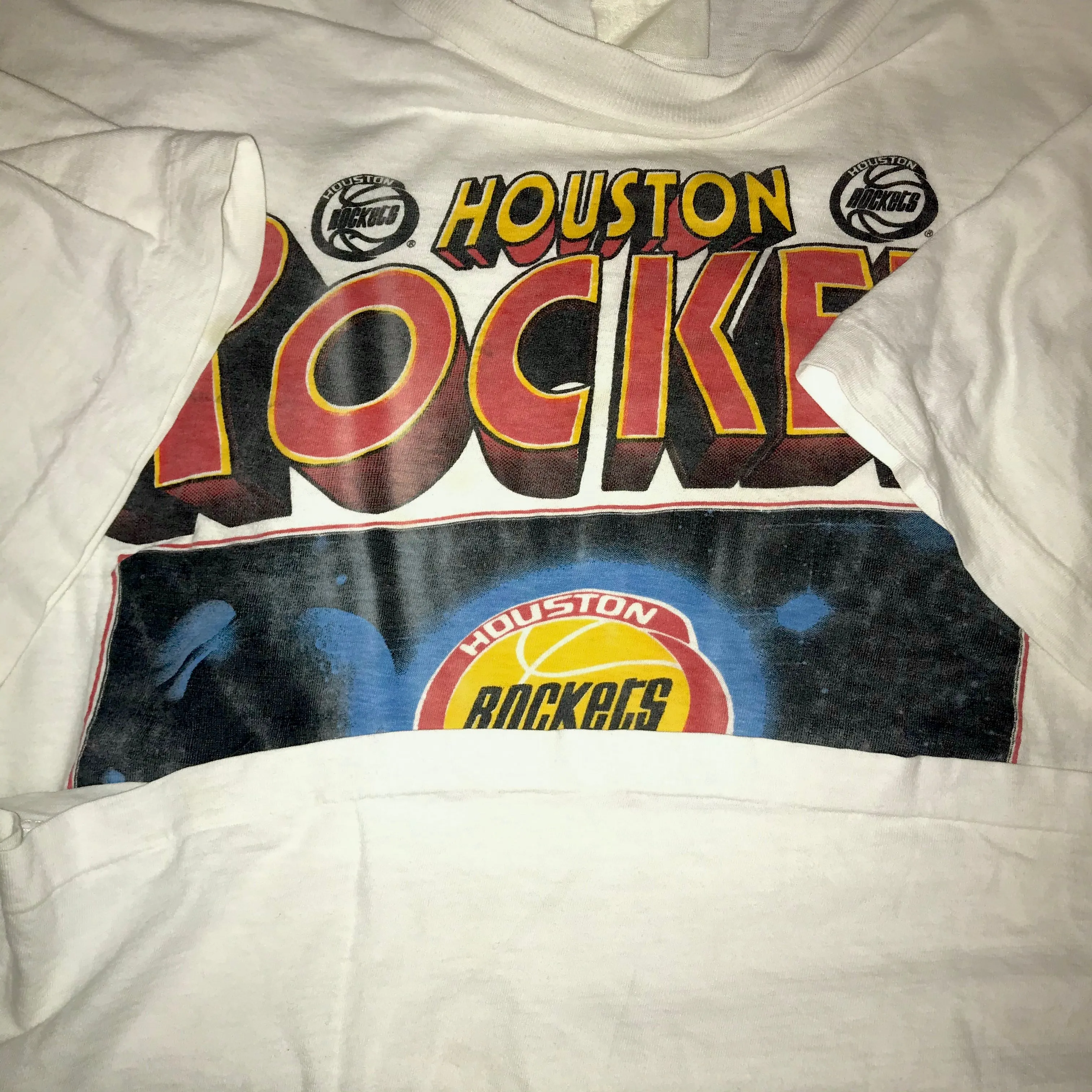 Rockets 1995 Comic Book “Clutch City” Tee (White)