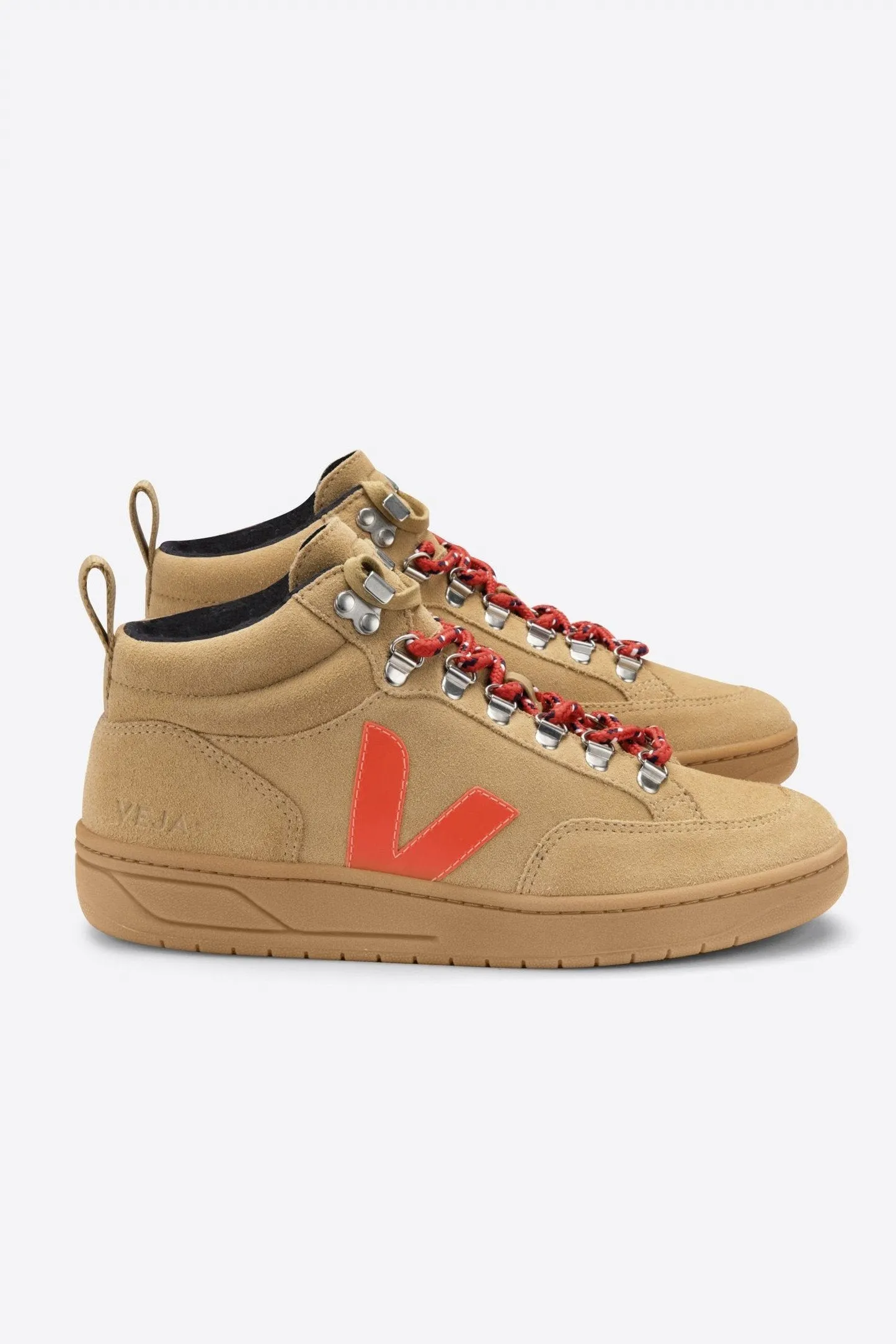 roirama sneakers suede desert orange gum sole