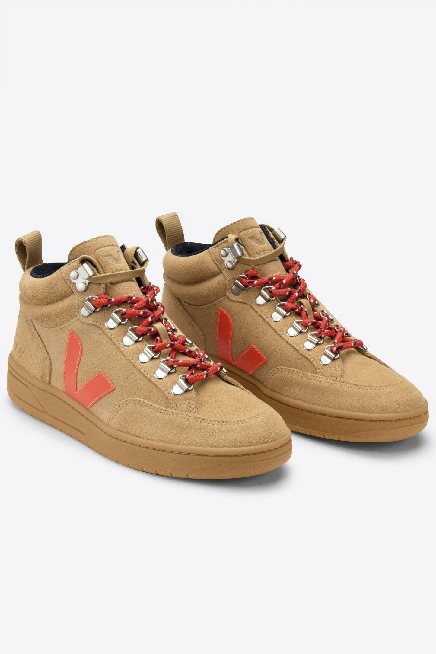 roirama sneakers suede desert orange gum sole