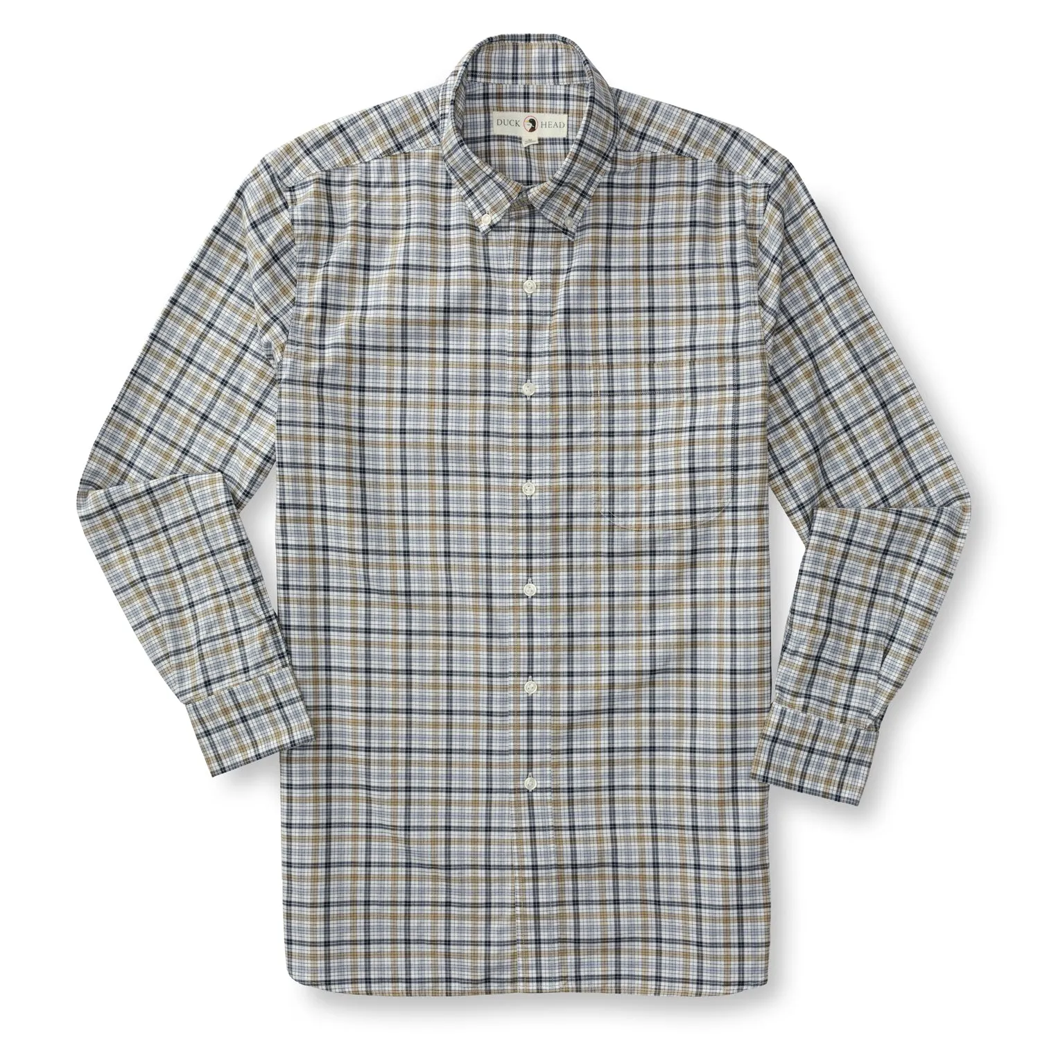 Russel Plaid Cotton Oxford Sport Shirt