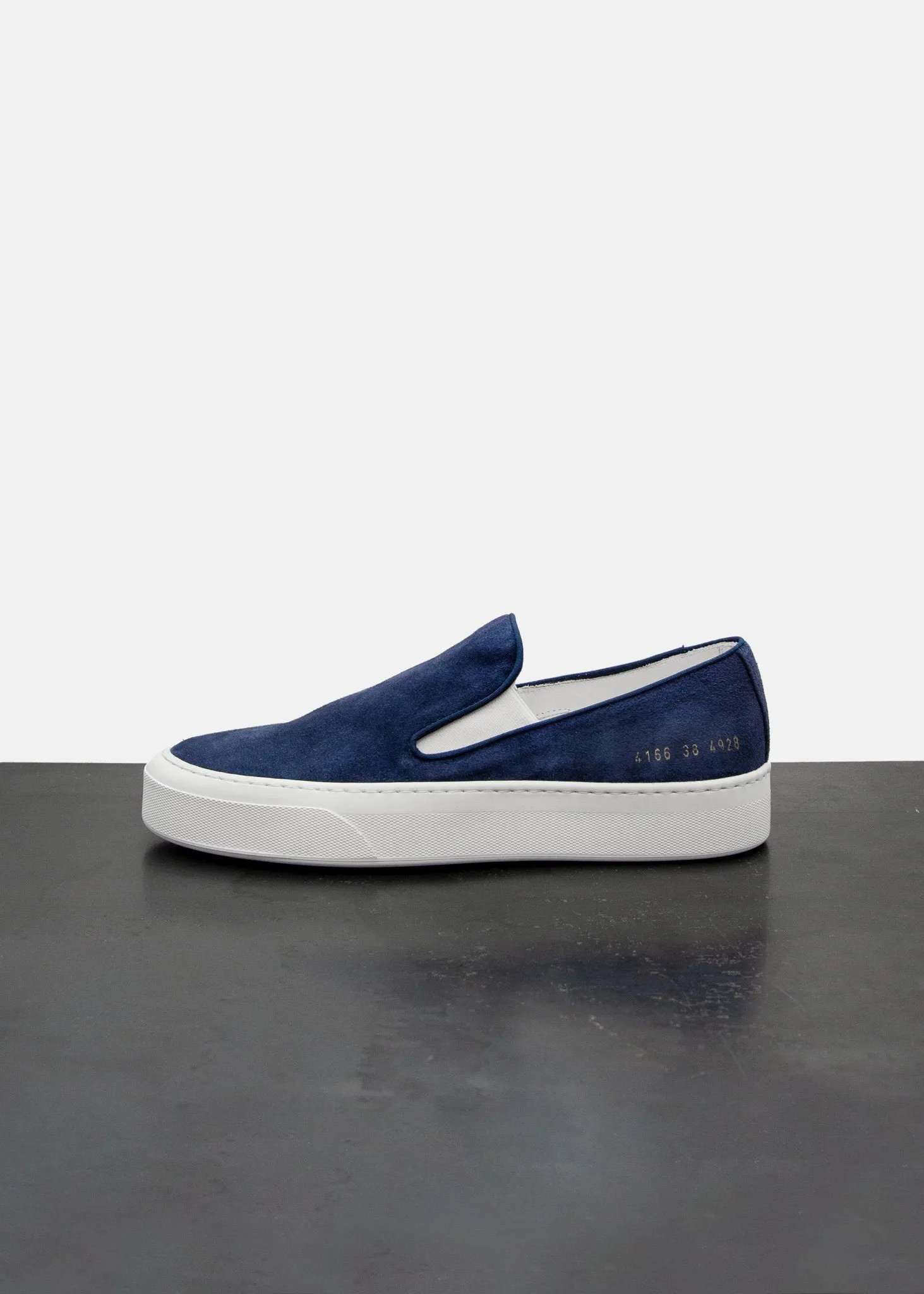 Slip On Suede Navy