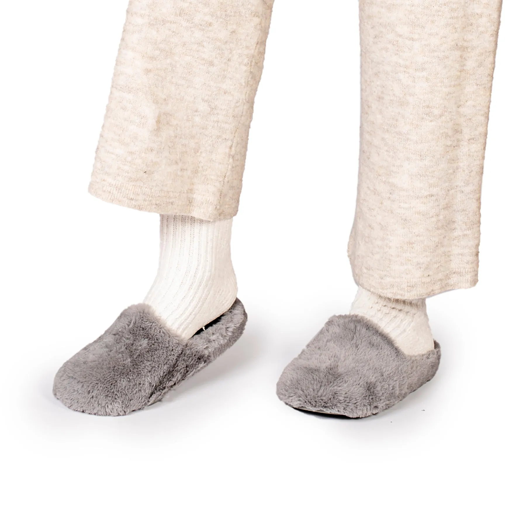 Slippers Pelo Gris