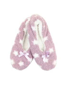 Starry Sherpa Lined Slipper - Mauve