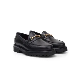 The Mason Horse Bit Loafer, Onyx, Vibram 1757 Lug Sole