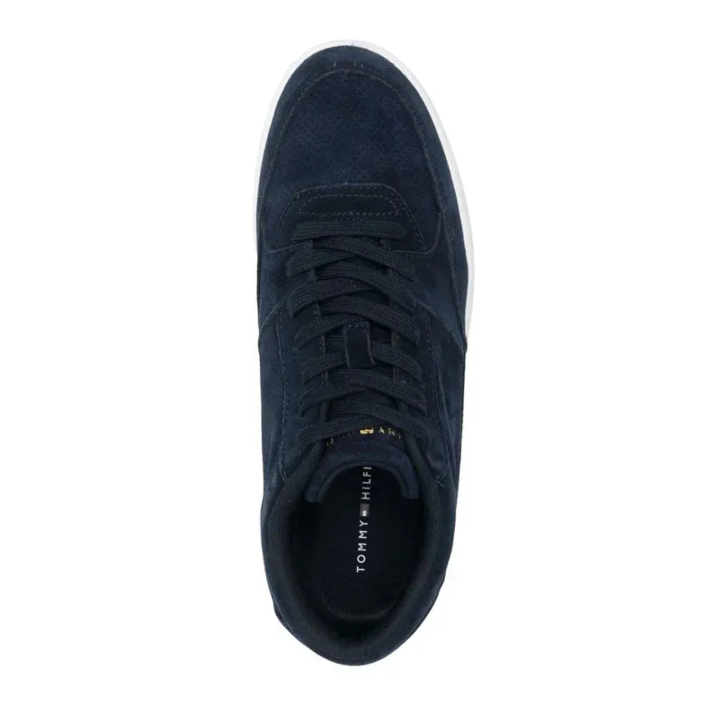 Tommy Hilfiger Elevated Mid Cup Suede Leather FM0FM04134- NAVY