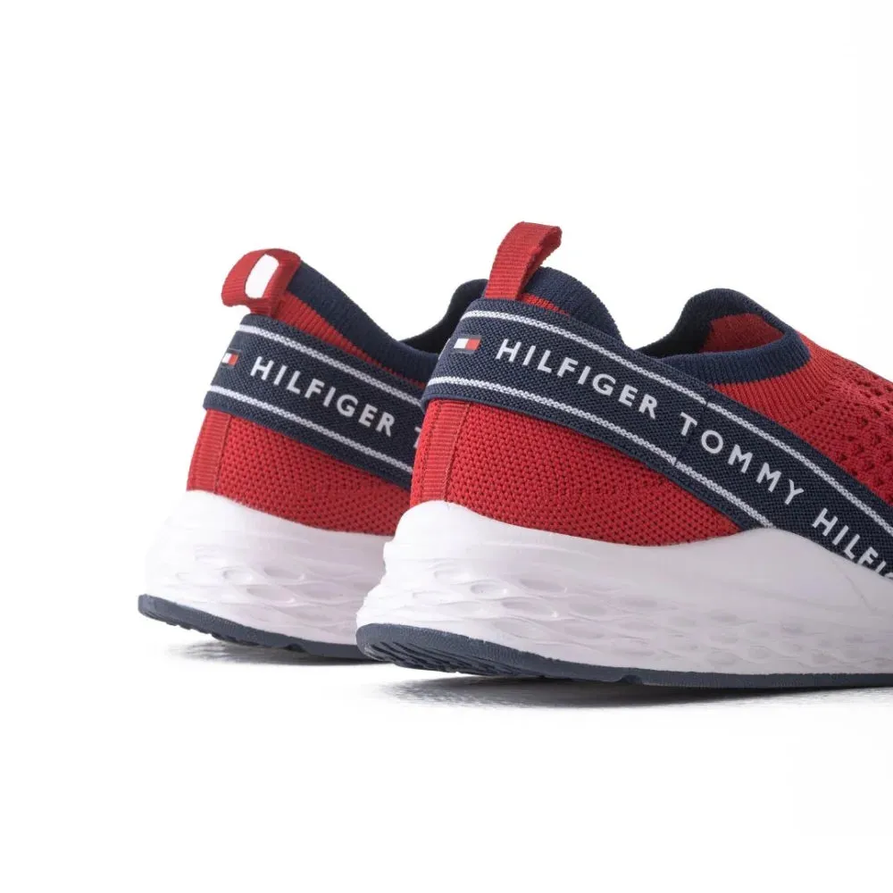 Tommy Hilfiger Low Cut Slip on Sneaker Kids - RED