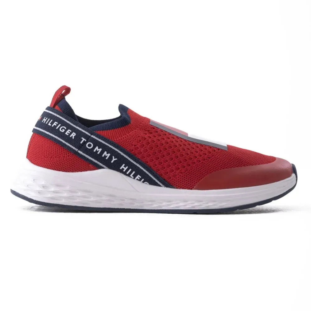 Tommy Hilfiger Low Cut Slip on Sneaker Kids - RED