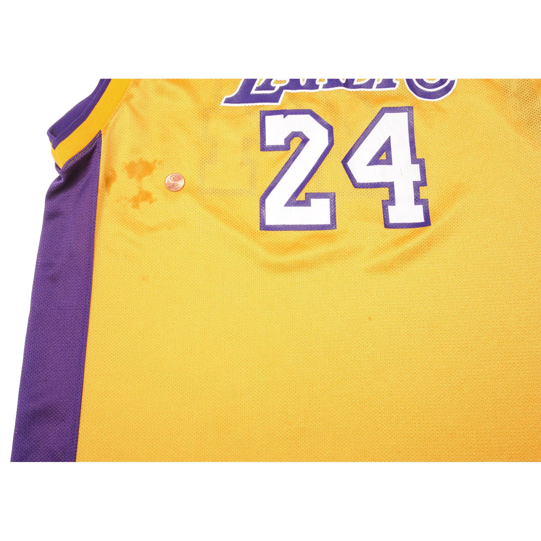 VINTAGE ADIDAS NBA LAKERS 24 KOBE BRYANT JERSEY SIZE XL