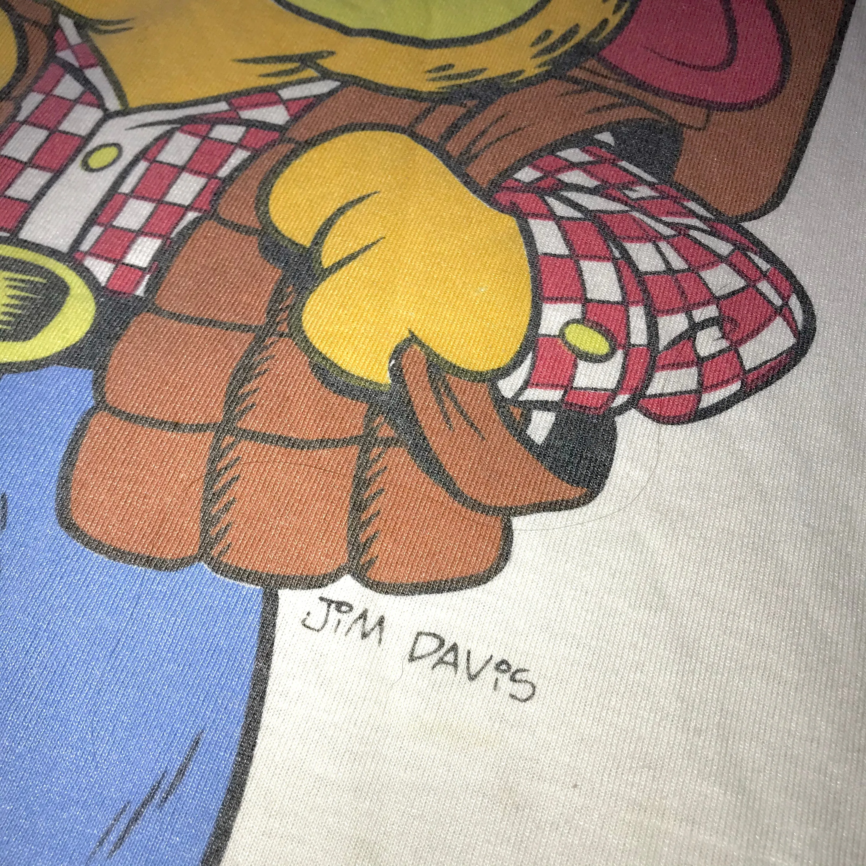 Vintage Single Stitch 1978 Garfield Tall Tee (Natural)