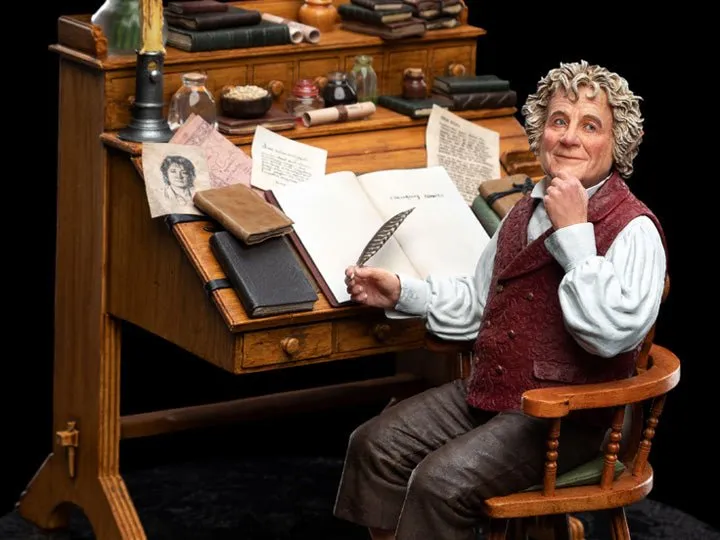 Weta Workshop The Lord of the Rings Bilbo Baggins at Desk 1:6 Scale Classic Statue