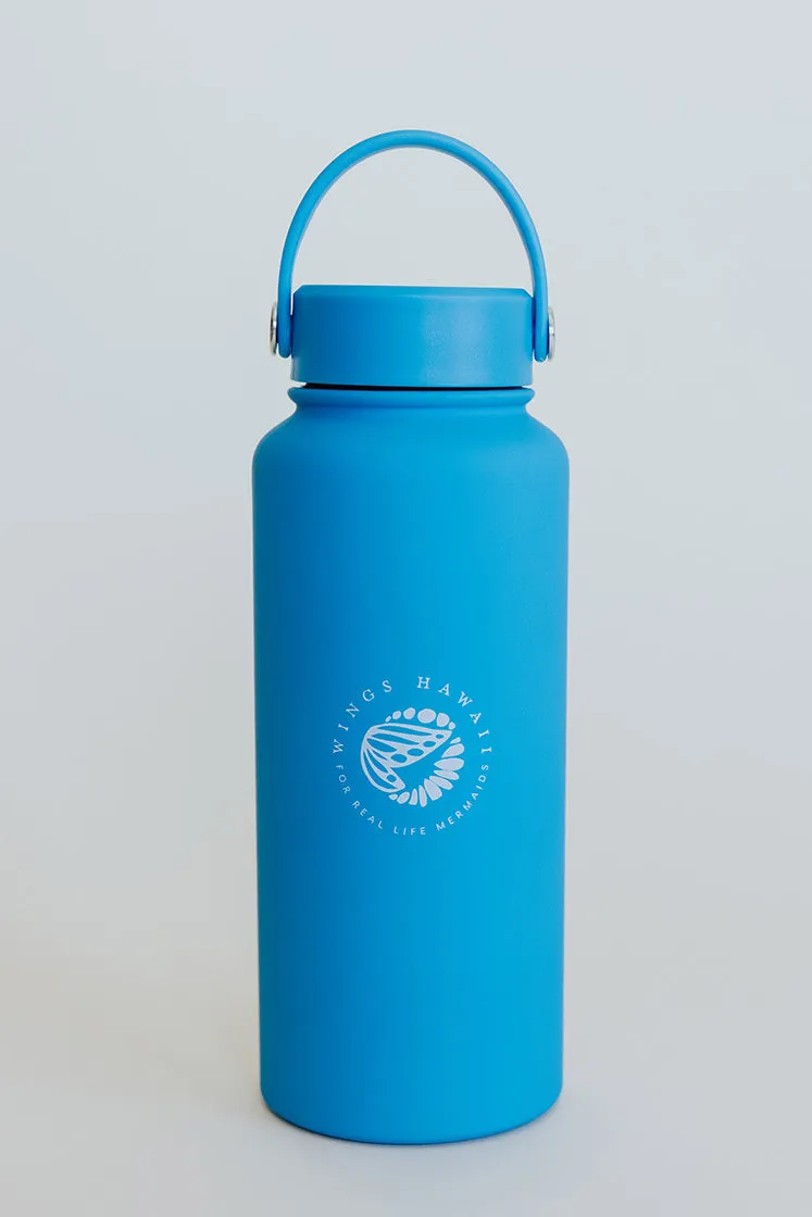 Whale Dance Water Bottle - Sky Blue